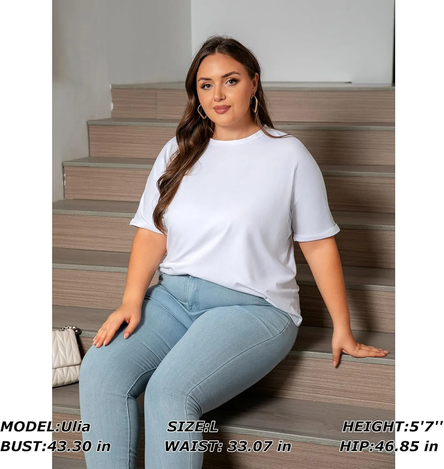 2 Pack Women's Oversized T Shirts 100% Cotton Short Sleeve Crewneck Summer Tops Casual Loose Basic Tee Shirts