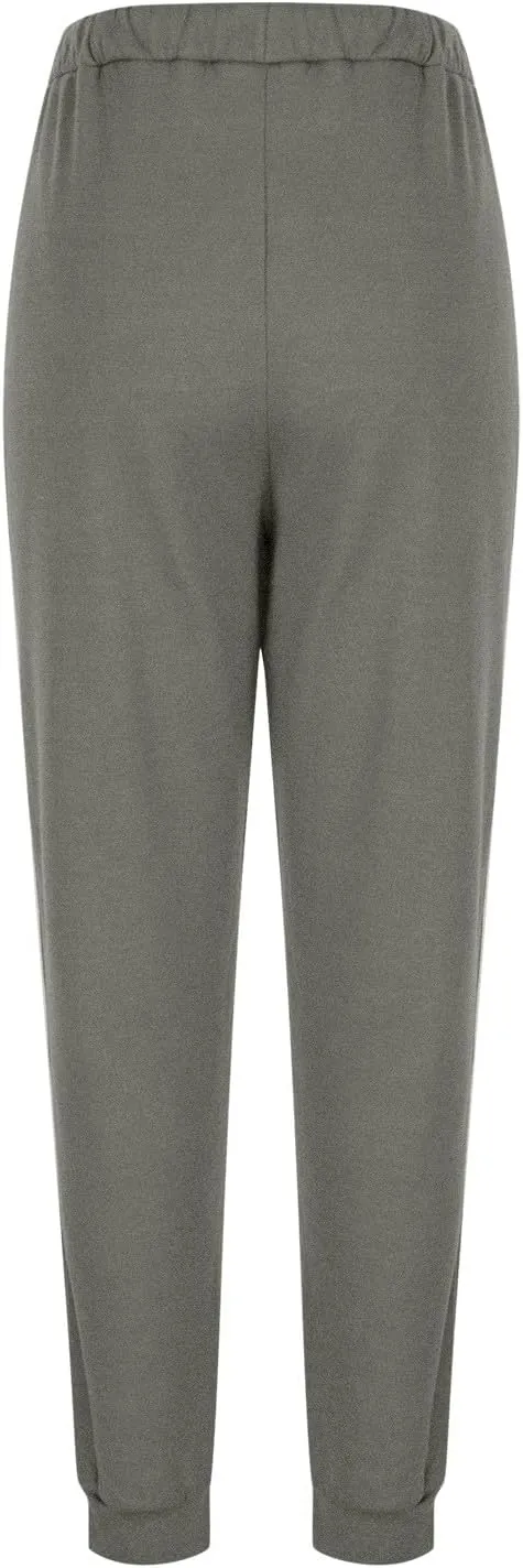 3 Pack Sherpa Lined Jogger Pants Women Winter Warm Drawstring Elastic Waist Sweatpants Plus Size Loungewear Bottoms