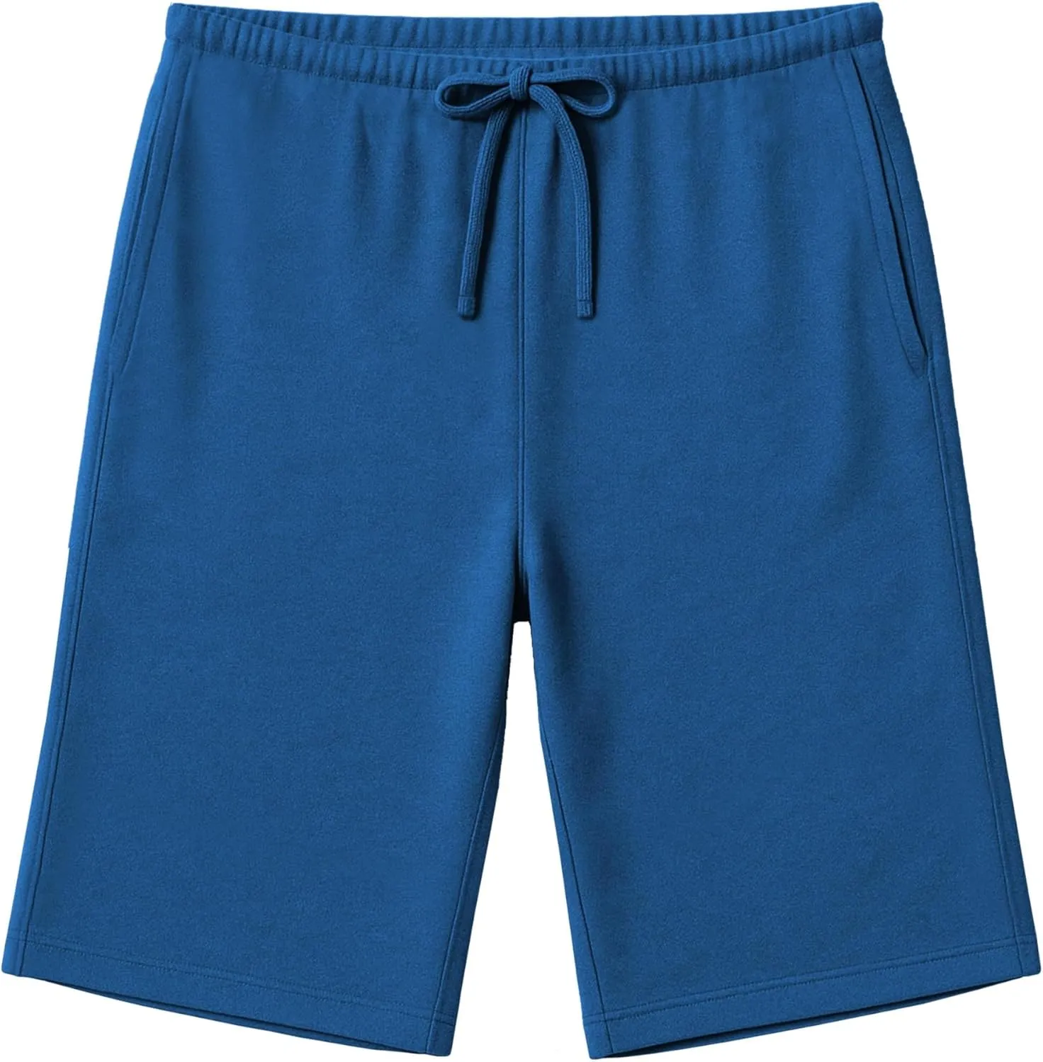 Andrew Scott Men's 3 Pack Soft & Light Cotton Drawstring Yoga Lounge & Sleep Jam Shorts/Jersey Shorts with Pockets