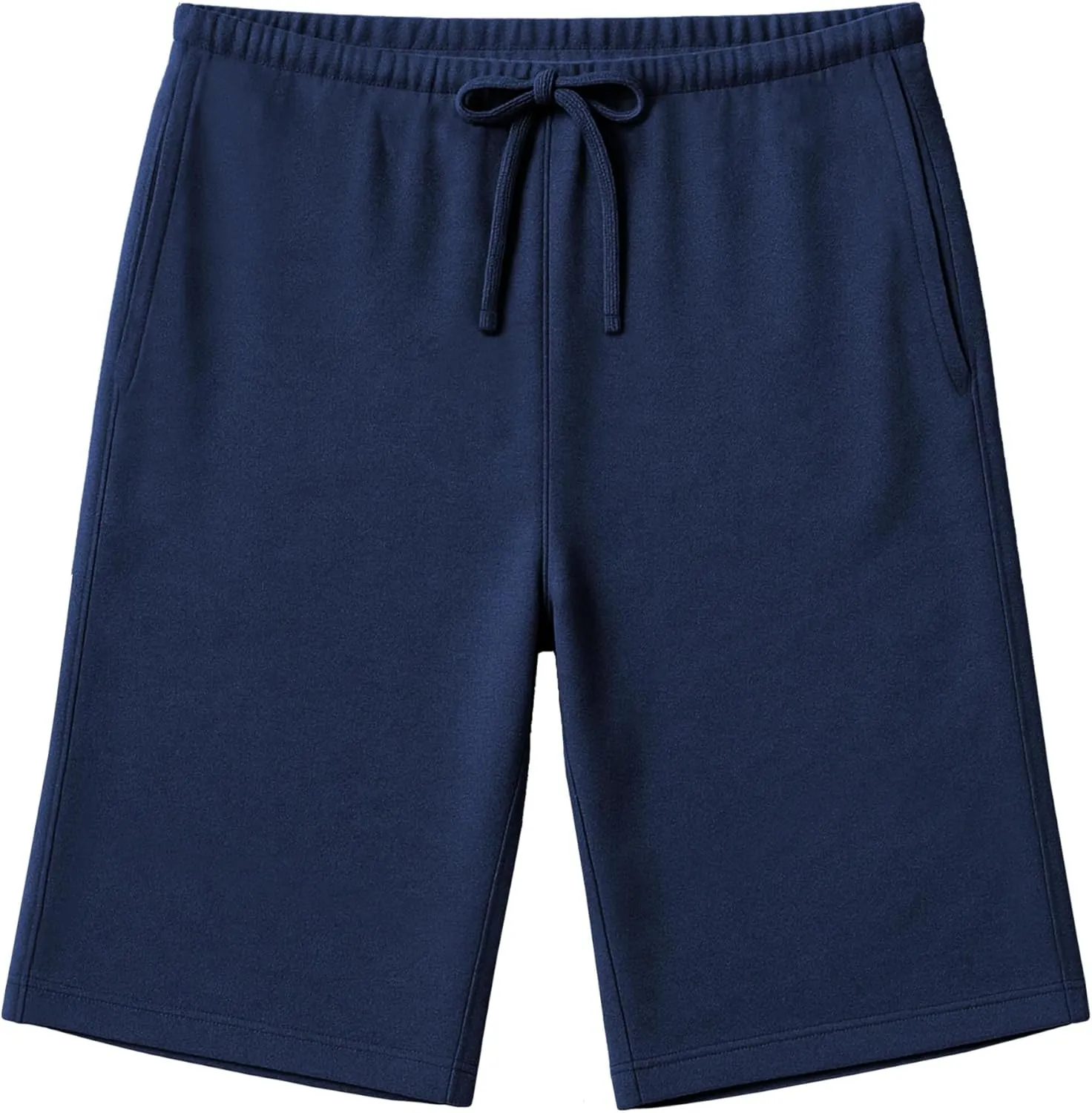 Andrew Scott Men's 3 Pack Soft & Light Cotton Drawstring Yoga Lounge & Sleep Jam Shorts/Jersey Shorts with Pockets