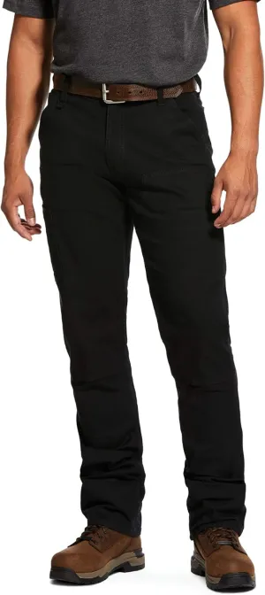 ARIAT Men's Rebar M4 Relaxed Durastretch Made Tough Double Front Stackable Straight Leg Pant