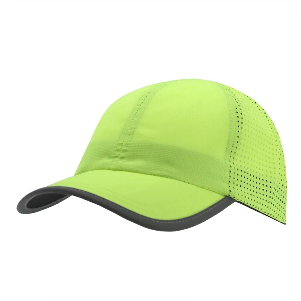 Atheltic Reflective Pro Cool Unstructured Mesh Low Profile Adjustable Baseball Cap