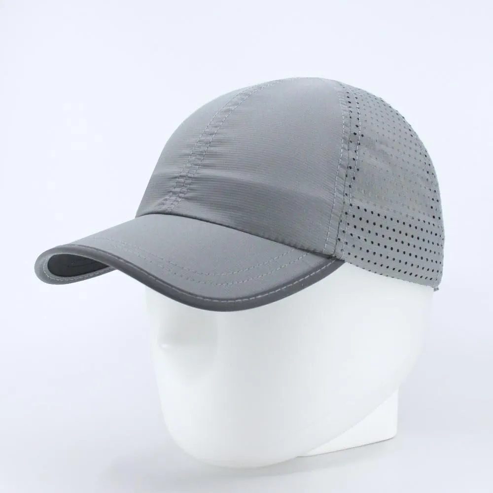 Atheltic Reflective Pro Cool Unstructured Mesh Low Profile Adjustable Baseball Cap