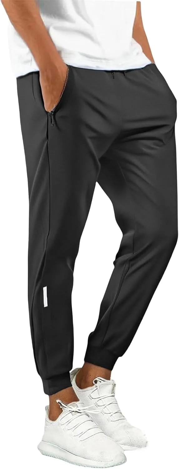 Beeswan Pants for Men Women, Stretch Quick Drying Breathable Sports Slacks Elastic Casual Plus Size Pant Unisex
