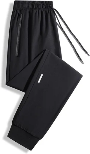 Beeswan Pants for Men Women, Stretch Quick Drying Breathable Sports Slacks Elastic Casual Plus Size Pant Unisex