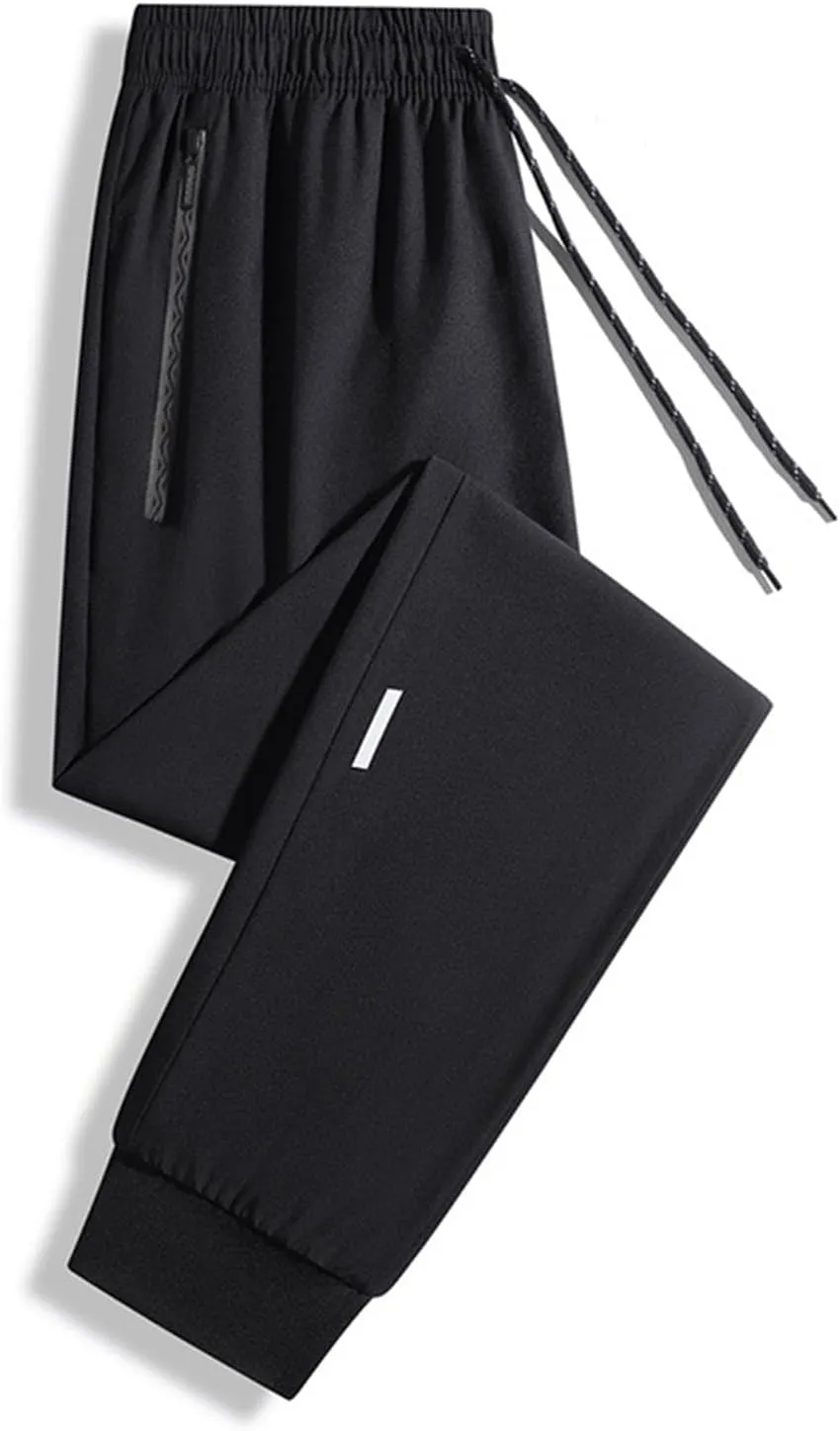Beeswan Pants for Men Women, Stretch Quick Drying Breathable Sports Slacks Elastic Casual Plus Size Pant Unisex