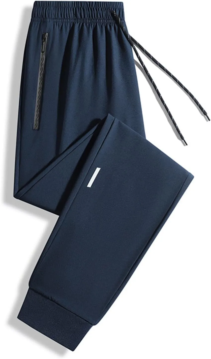 Beeswan Pants for Men Women, Stretch Quick Drying Breathable Sports Slacks Elastic Casual Plus Size Pant Unisex