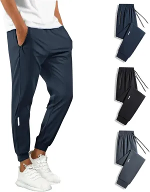 Beeswan Pants for Men Women, Stretch Quick Drying Breathable Sports Slacks Elastic Casual Plus Size Pant Unisex