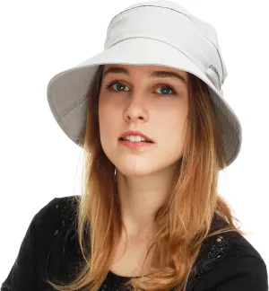 BLACK HORN Premium Quality Light Weight Packable Women's Sun Beach Bucket Lady Hat