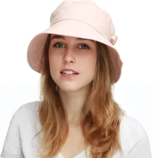 BLACK HORN Premium Quality Light Weight Packable Women's Sun Beach Bucket Lady Hat