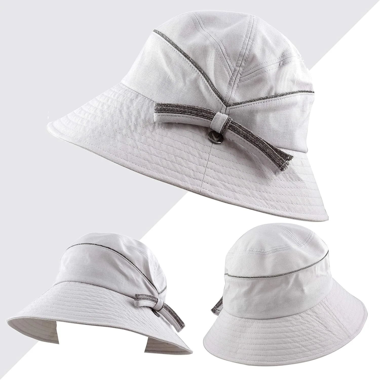 BLACK HORN Premium Quality Light Weight Packable Women's Sun Beach Bucket Lady Hat