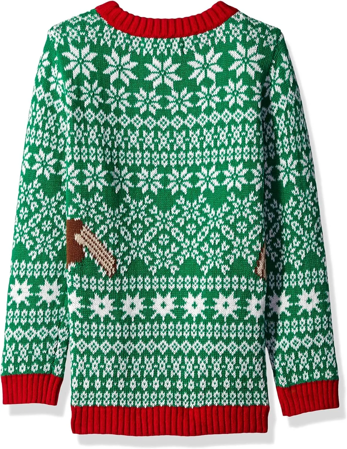 Blizzard Bay Boys Big Boys' Reindeer Camo Xmas Sweater
