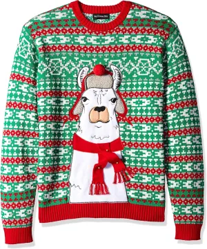 Blizzard Bay Men's Ugly Christmas Sweater Llama