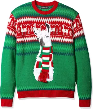 Blizzard Bay Men's Ugly Christmas Sweater Llama