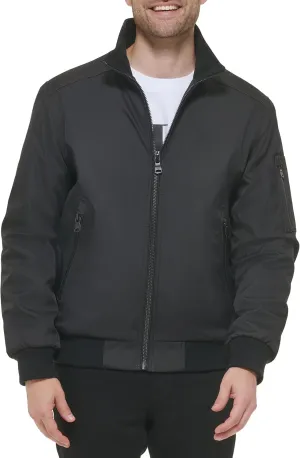 Calvin Klein Men's Sherpa Lined Hooded Soft Shell Jacket