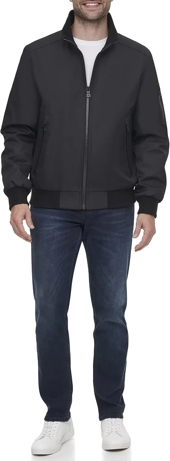 Calvin Klein Men's Sherpa Lined Hooded Soft Shell Jacket