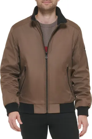 Calvin Klein Men's Sherpa Lined Hooded Soft Shell Jacket
