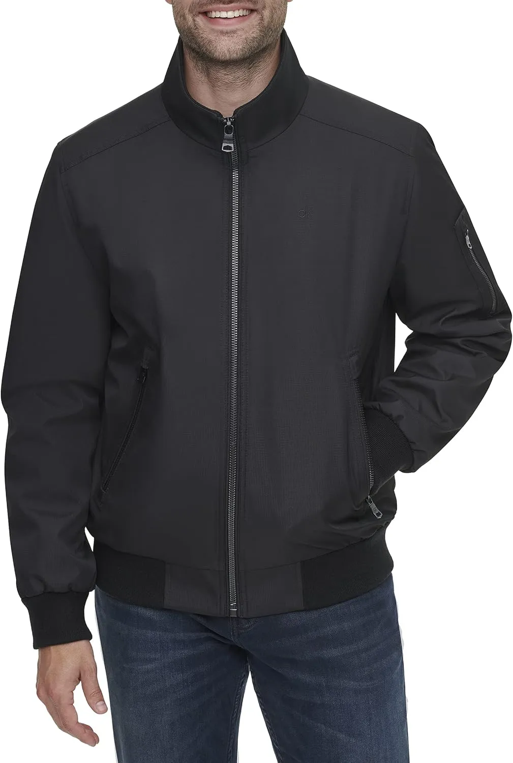 Calvin Klein Men's Sherpa Lined Hooded Soft Shell Jacket