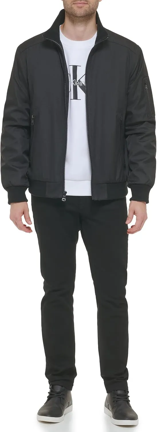 Calvin Klein Men's Sherpa Lined Hooded Soft Shell Jacket
