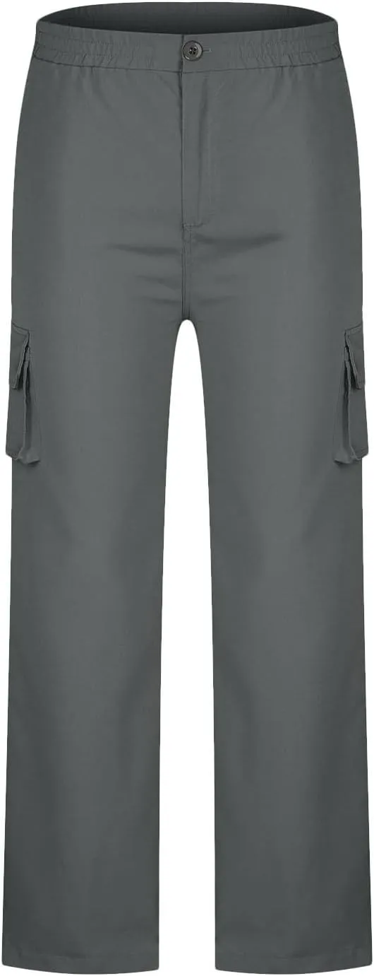 Cargo Pants, High Stretch Multi-Pocket Durable Workout Cargo Pants Men - Multipants, Comfort Style, Sweatpants for Mens