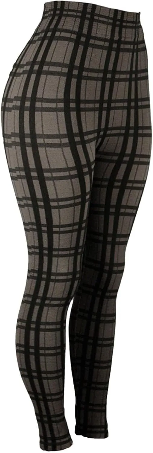 Casual Leggings for Women High Waist Printed Tummy Control Butt Lifting Pants Funny Fitted Compression Patterned Slimming