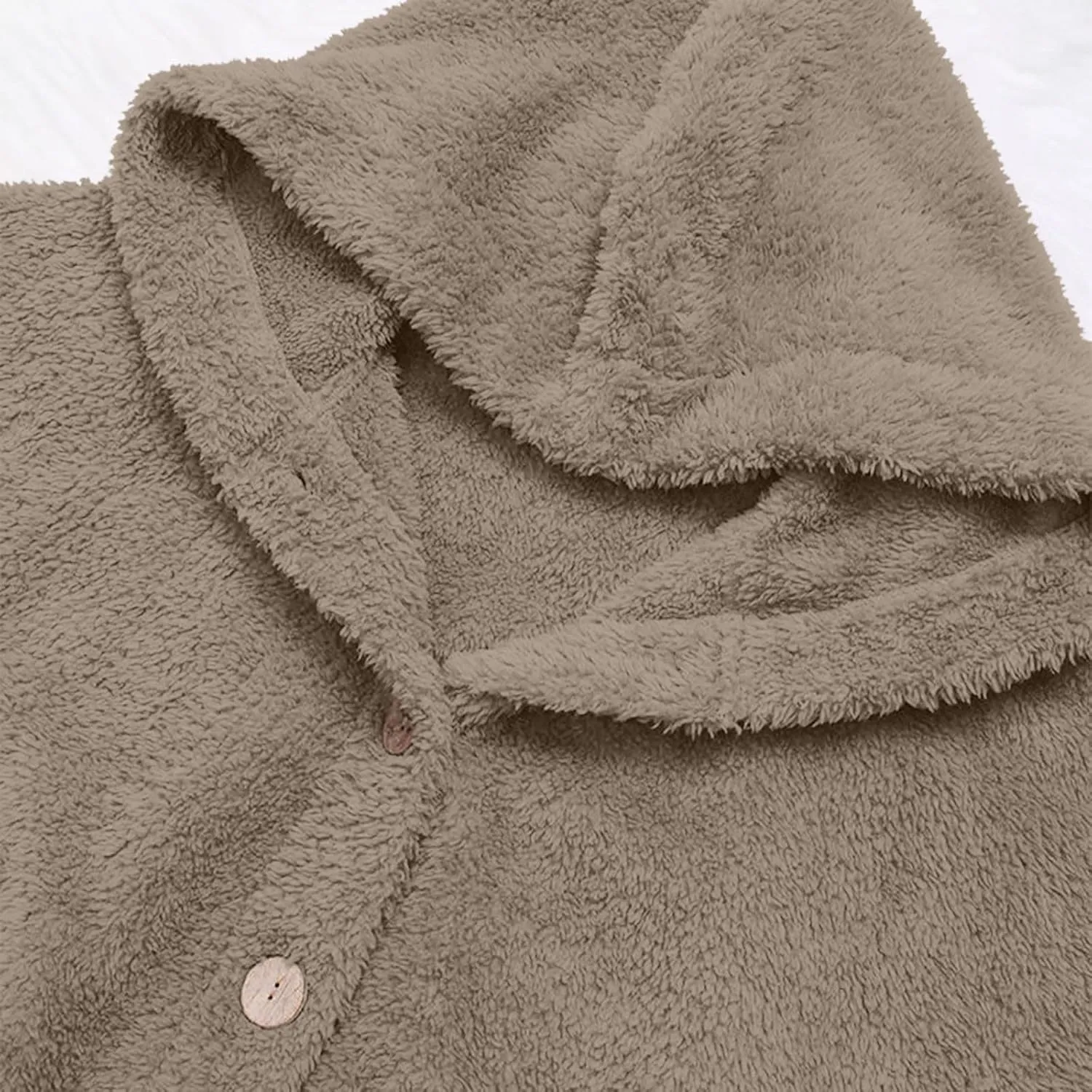 Ceboyel Womens Fuzzy Fleece Jackets Sherpa Winter Coats Cardigan Button Down Teddy Coat Hoodie Trendy Warm Loungewear 2023