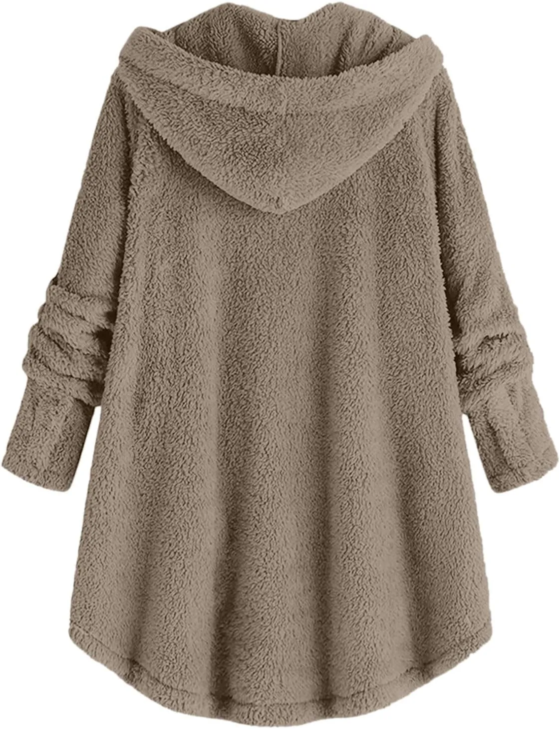 Ceboyel Womens Fuzzy Fleece Jackets Sherpa Winter Coats Cardigan Button Down Teddy Coat Hoodie Trendy Warm Loungewear 2023