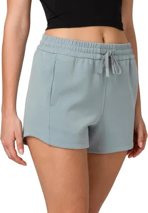 Colorfulkoala Modal Women's High Waisted Sweat 4'' Shorts with Pockets