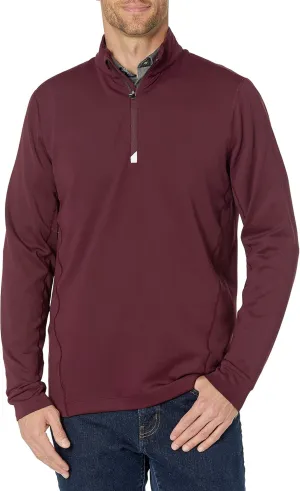 Cutter & Buck Men's Moisture Wicking Drytec UPF 50  Traverse Half Zip Pullover