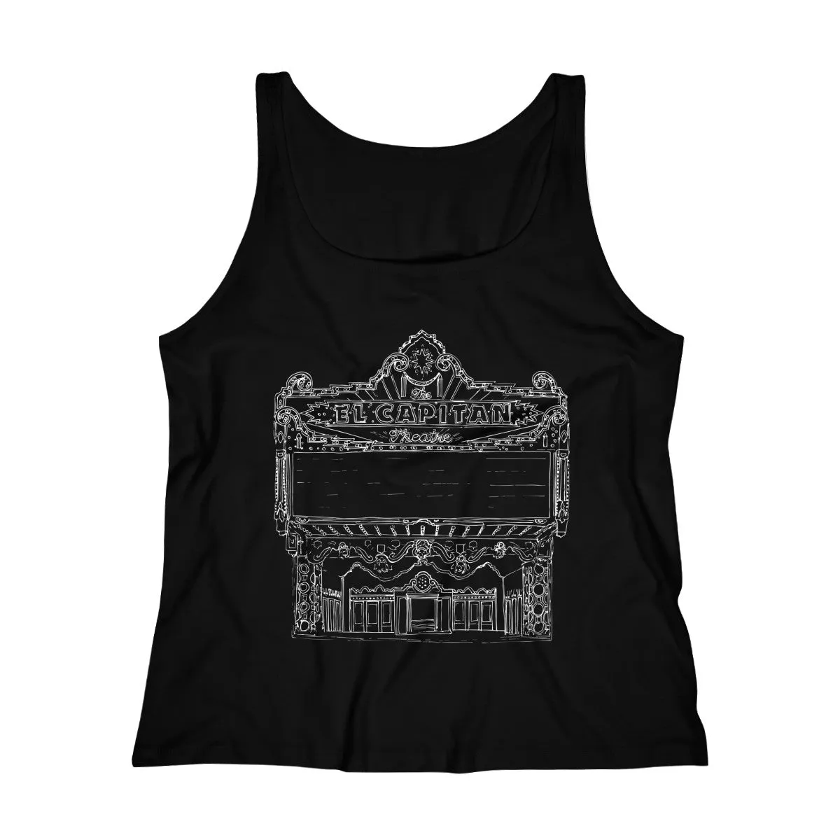 El Capitan Theatre - Women's Relaxed Jersey Tank Top
