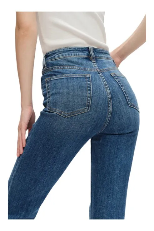 Eve High-Rise Perfect Stretch Bootcut Blue Jean