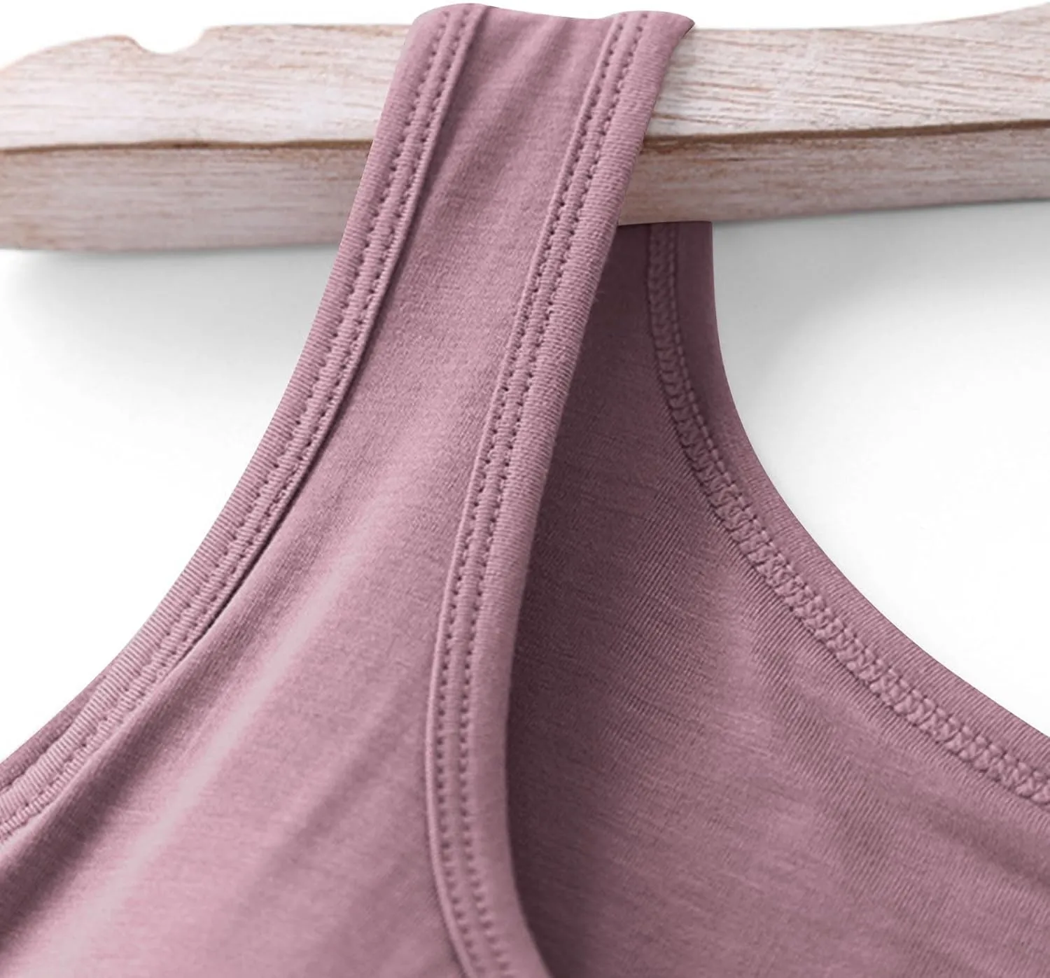 Fashion 2025 Built-in-Bra Tank Tops for Women Sleeveless Workout Yoga Undershirts Casual Comfy Basic Tees