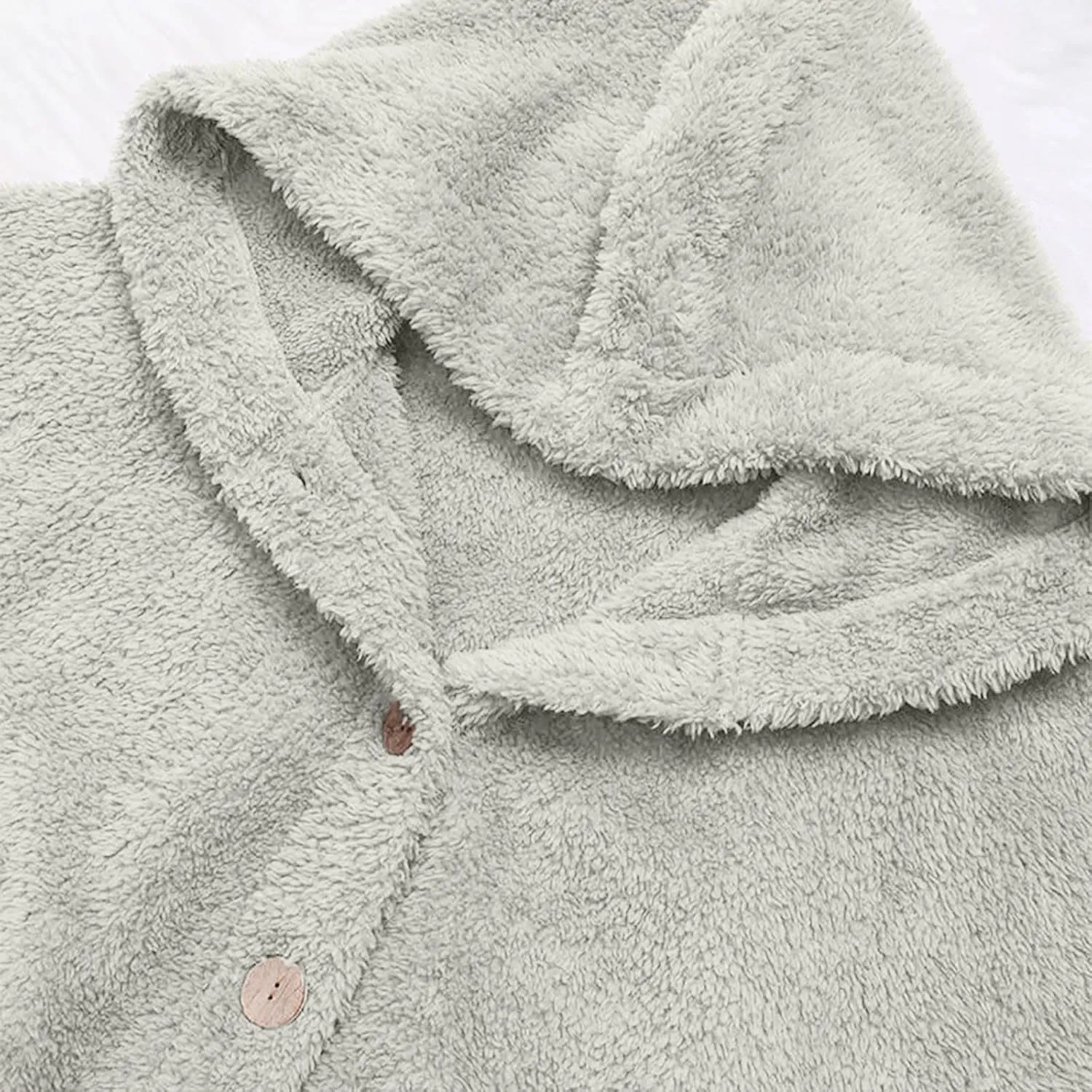 Fleece Coats for Women Sherpa Lined Wool Sweatshirts Winter Warm Fuzzy Pullover Thermal Underwear Loungewear