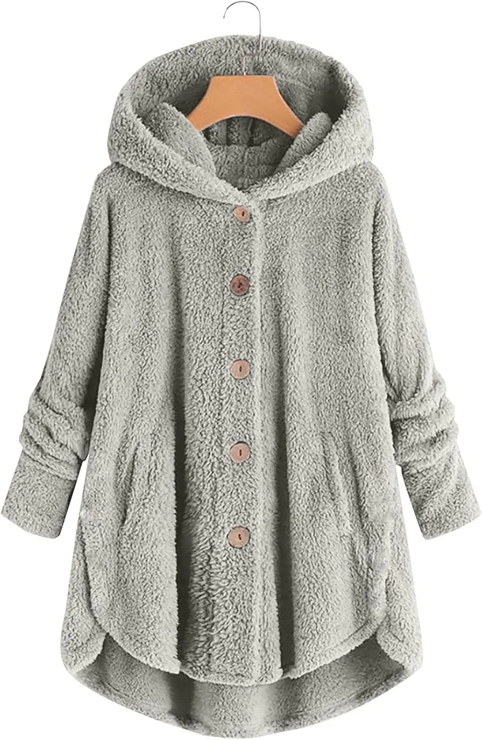 Fleece Coats for Women Sherpa Lined Wool Sweatshirts Winter Warm Fuzzy Pullover Thermal Underwear Loungewear