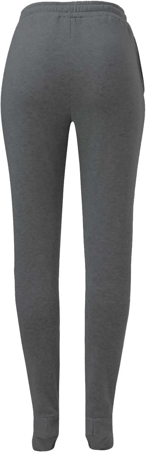 Fleece Lined Pajamas Pants for Women Soft Thermal Elastic Waist Joggers Sweatpant Baggy Loungewear Trousers with Feet