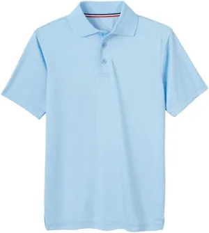 French Toast Boys' Moisture Wicking Performance Sport Polo Short Sleeve Shirt
