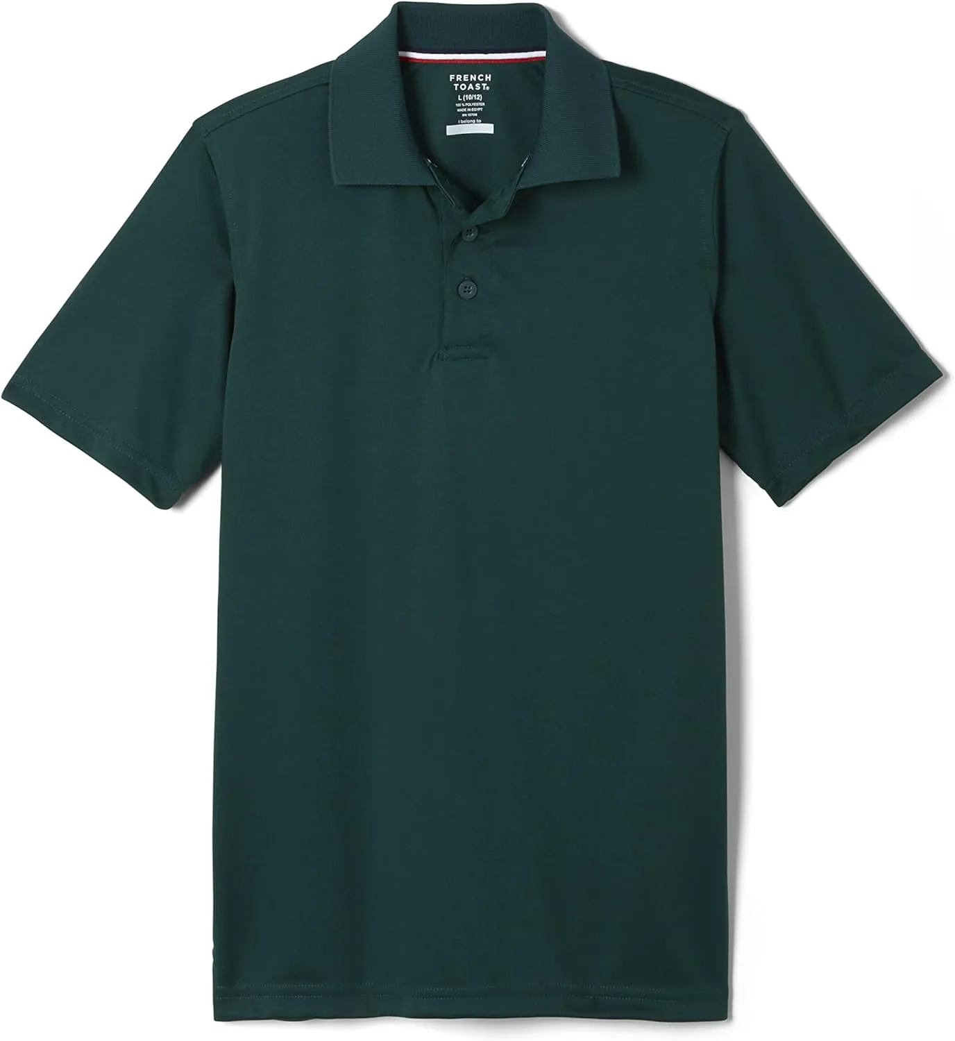 French Toast Boys' Moisture Wicking Performance Sport Polo Short Sleeve Shirt