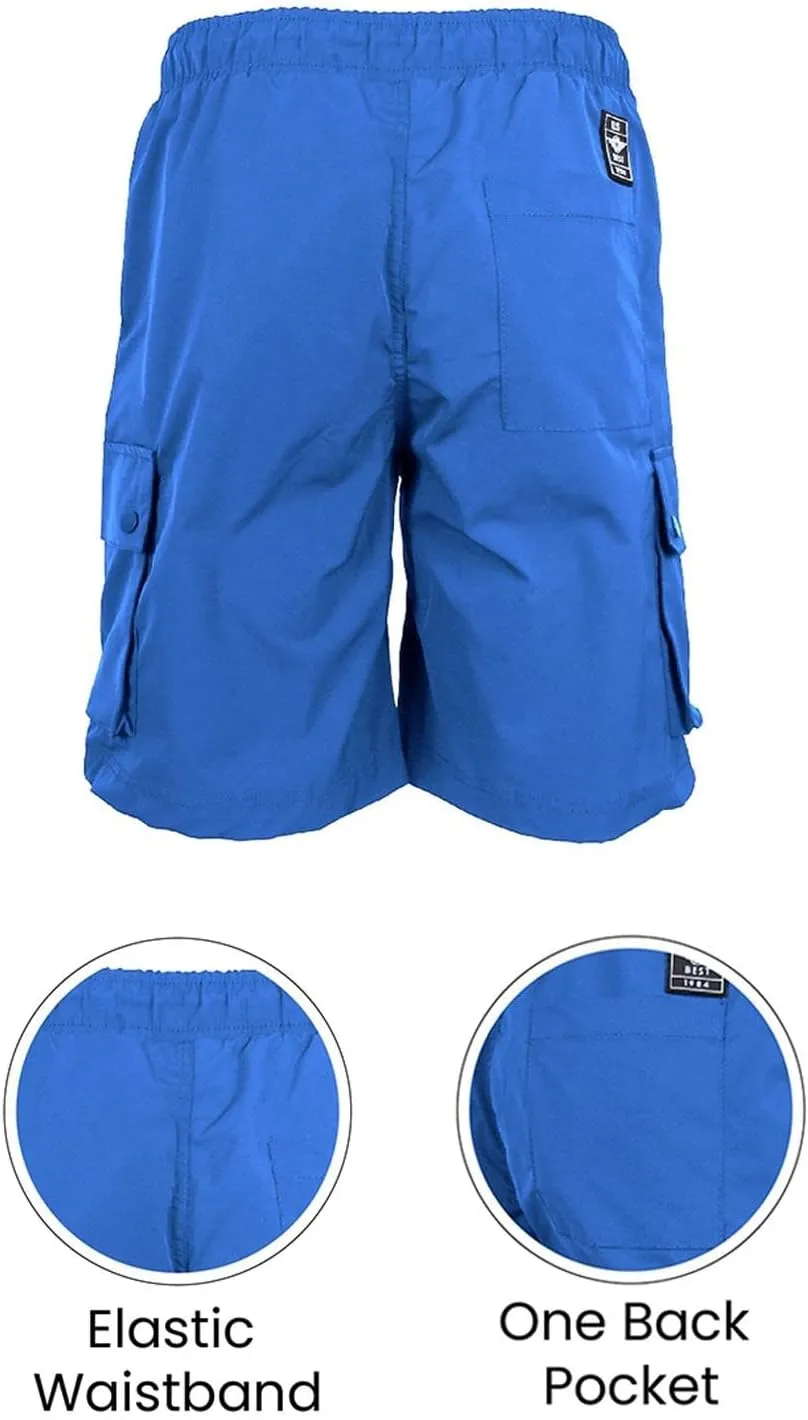 Galaxy by Harvic Men's Moisture Wicking Performance Quick Dry Cargo Shorts
