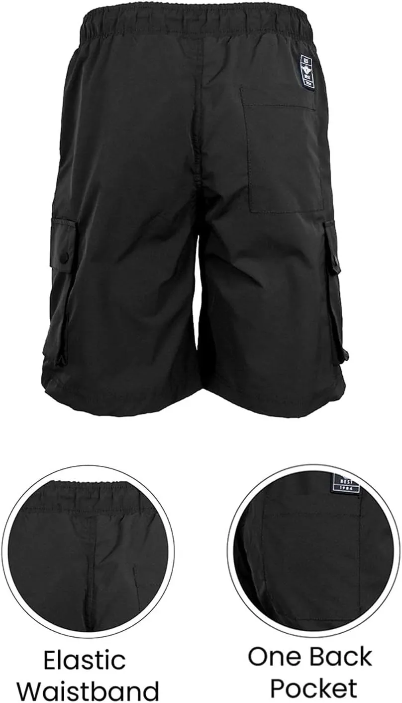 Galaxy by Harvic Men's Moisture Wicking Performance Quick Dry Cargo Shorts