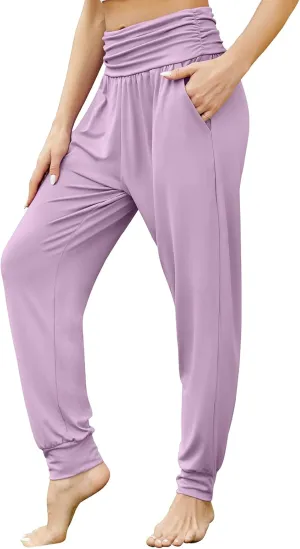 Gracyoga Women's Yoga Joggers Pants Casual Loose Workout Sweatpants Comfy Lounge Pants with Pockets