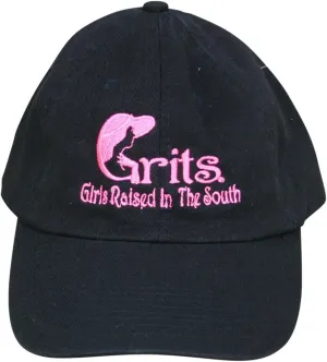 Grits Womens Girls Raised in The South Baseball Cap