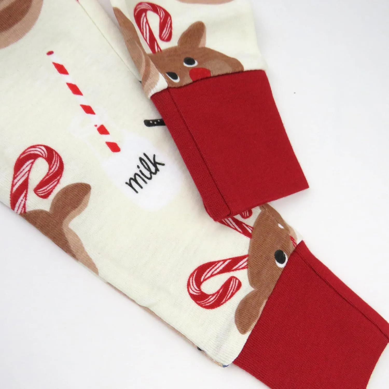 HonestBaby Holiday 2-Piece Pajamas Sleepwear Pjs 100% Organic Cotton for Baby, Toddler, Kids