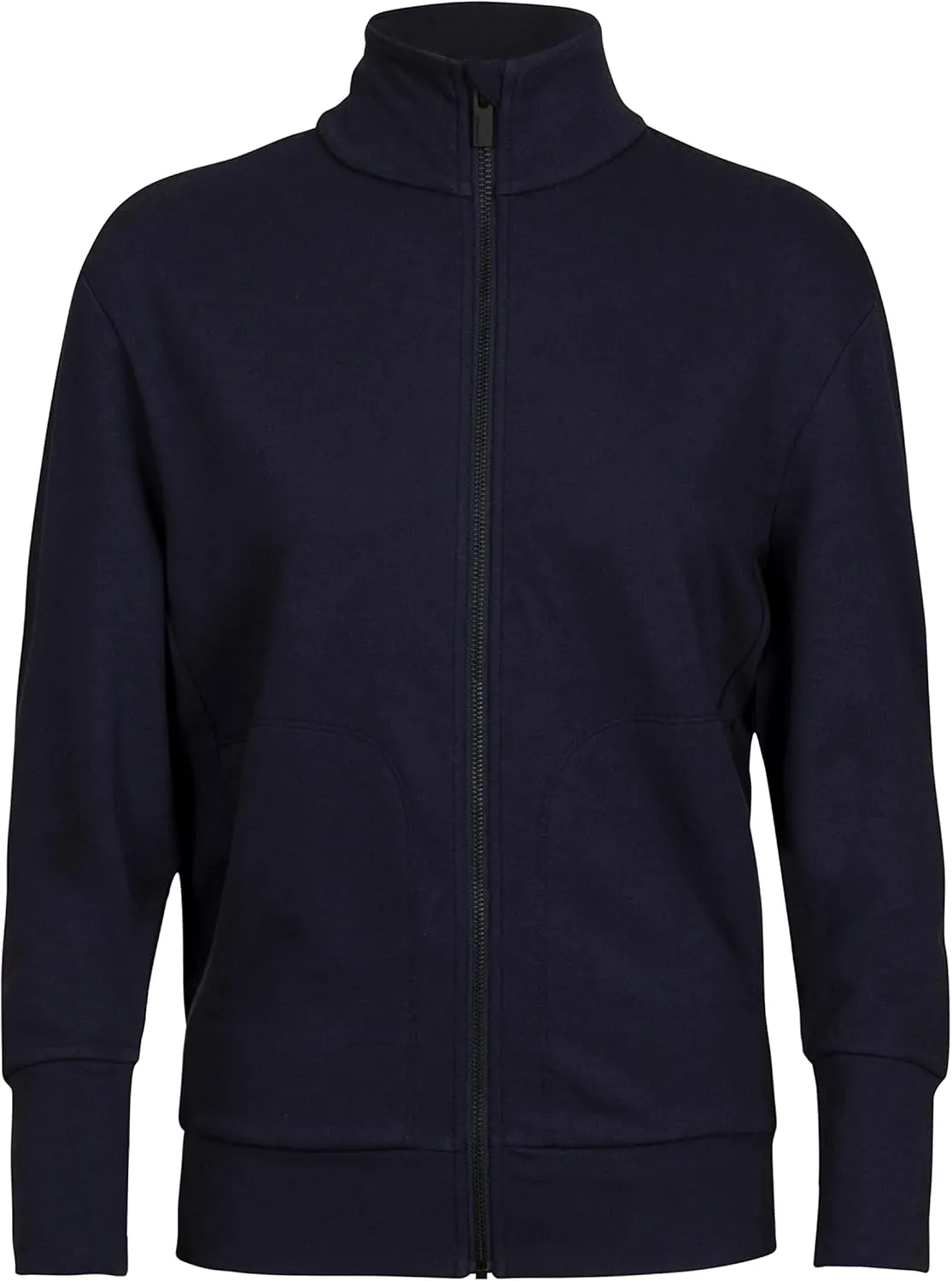 Icebreaker Merino Women's Central Long Sleeve Full-Zip Casual Wool Lounge Sweatshirt
