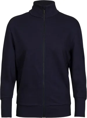 Icebreaker Merino Women's Central Long Sleeve Full-Zip Casual Wool Lounge Sweatshirt