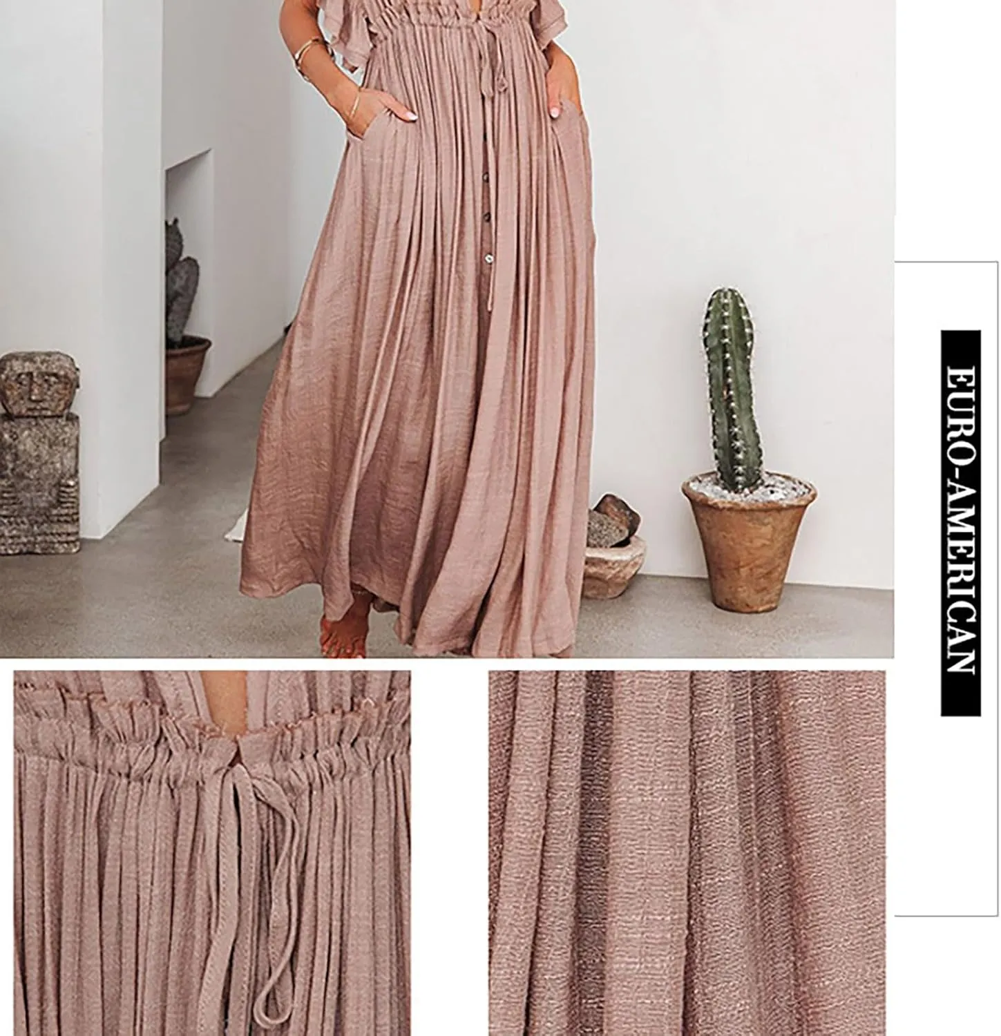 Kaftan Dresses for Women Plus Size Swimsuit Cover Up V Neck Caftan Beach Dress Loungewear