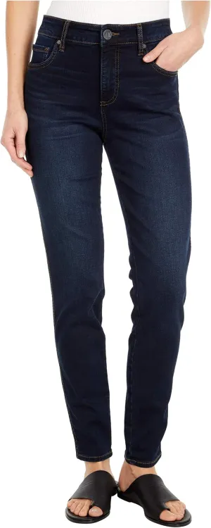 KUT from the Kloth Diana Skinny Jeans - Jeans for Women - Cotton Blend Fabric - Contrast Topstitching