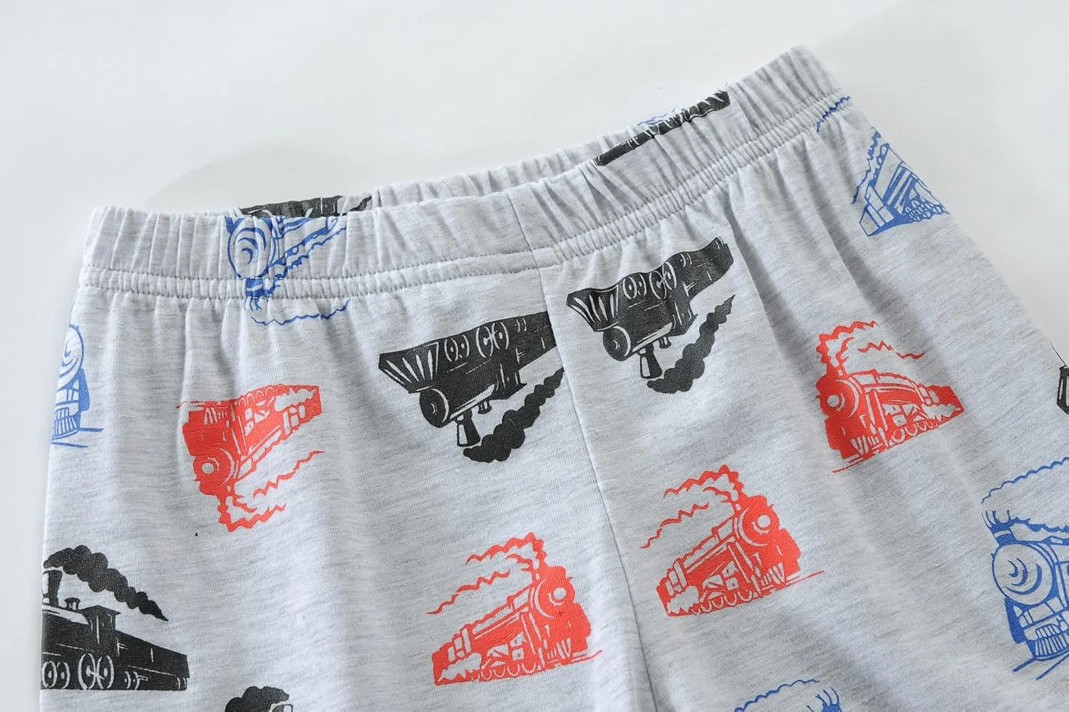 Little Boys Pajamas 100% Cotton Fire Truck Sleepwear Baby Boy 4 Pcs Summer Pjs Kids Short Sets Toddler Jammies Clothes