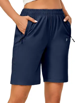 Little Donkey Andy Women's Stretch Hiking Shorts Quick Dry Lightweight Athletic Shorts for Running Golf