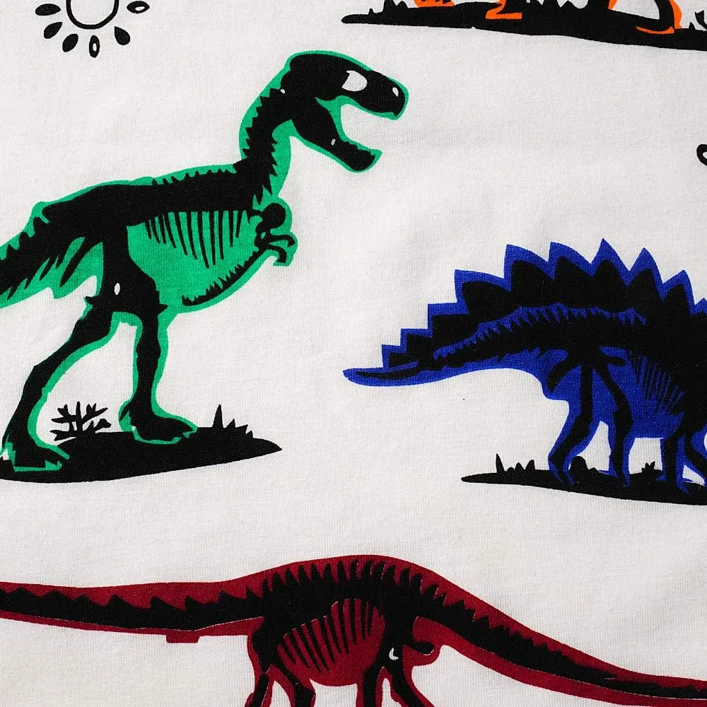 Little Hand Toddler Boys Pajamas Cotton Summer Pjs for Boy Jammies Dinosaur Train Sleepwear Short Sets
