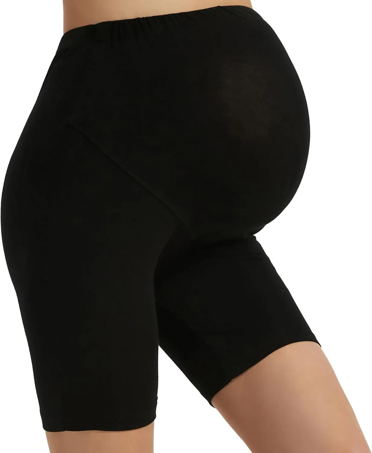 Maternity Shorts for Women Over The Belly Pregnancy Short Leggings Under Dress